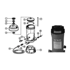 Hayward Chloordoseerder CL220 Spare Parts