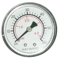 Hayward Manometer 0- 4 Bar Droog Achteraansluiting
