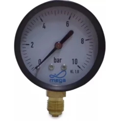 Manometer Onderaansluiting, 63 Mm Metalen Behuizing