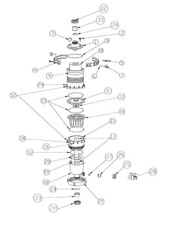 Multicyclone 16 Plus C40 Cartridge 1 Multicyclone 16 Plus C40 Cartridge
