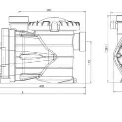 Pomp Variabele Snelheid 21,5 M³/h -Hayward Sales pomp variabele snelheid 215 m3 h 2