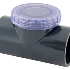 Terugslapsklep ''T'' Doorzichtig Deksel PN10 50mm